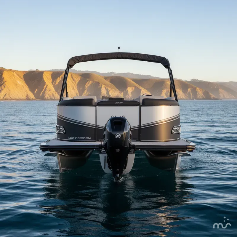 Slide: The Image of Avalon 25' LSZ Platinum Entertainer w/ 200HP Mercury! 2025 - 1