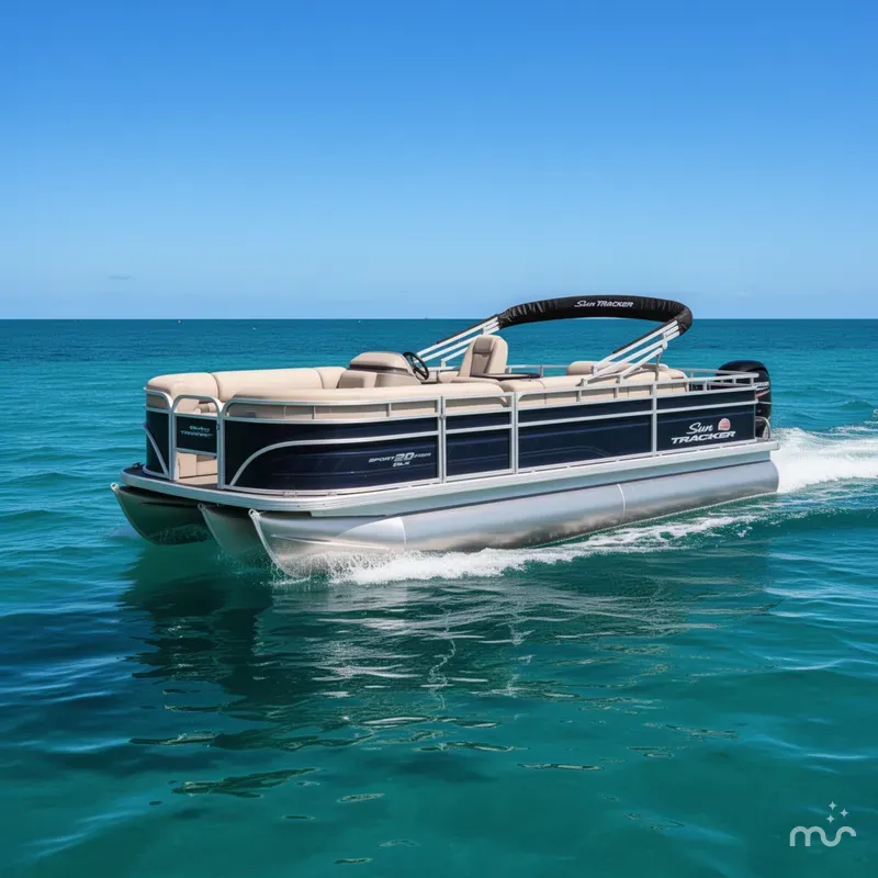 Slide: The Image of Sun Tracker SportFish 20 DLX 2025 - 2