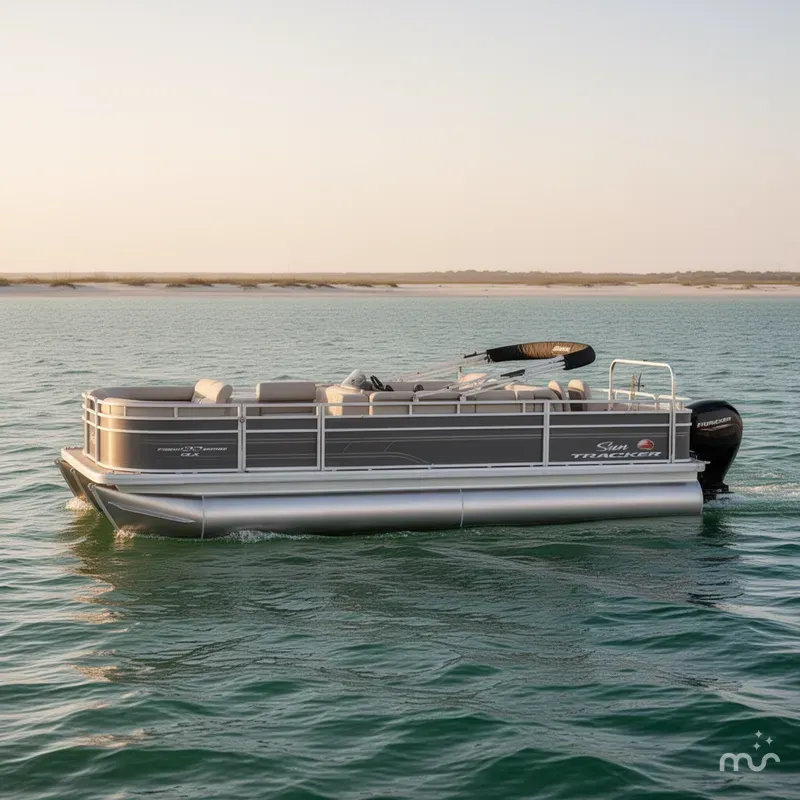 Slide: The Image of Sun Tracker Fishin' Barge 22 DLX 2024 - 2
