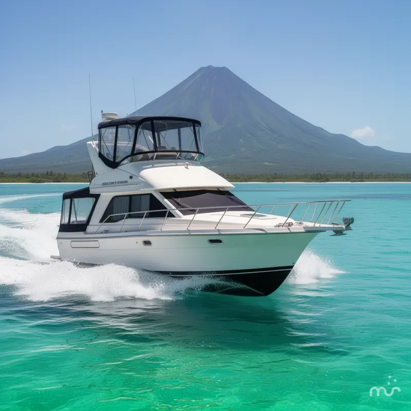 Slide: The Image of Bayliner 3388 Command Bridge Motoryacht 1999 - 4