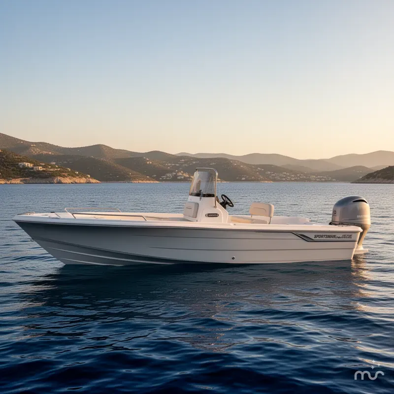 Slide: The Image of Sportsman Masters 267OE Bay Boat 2025 - 2