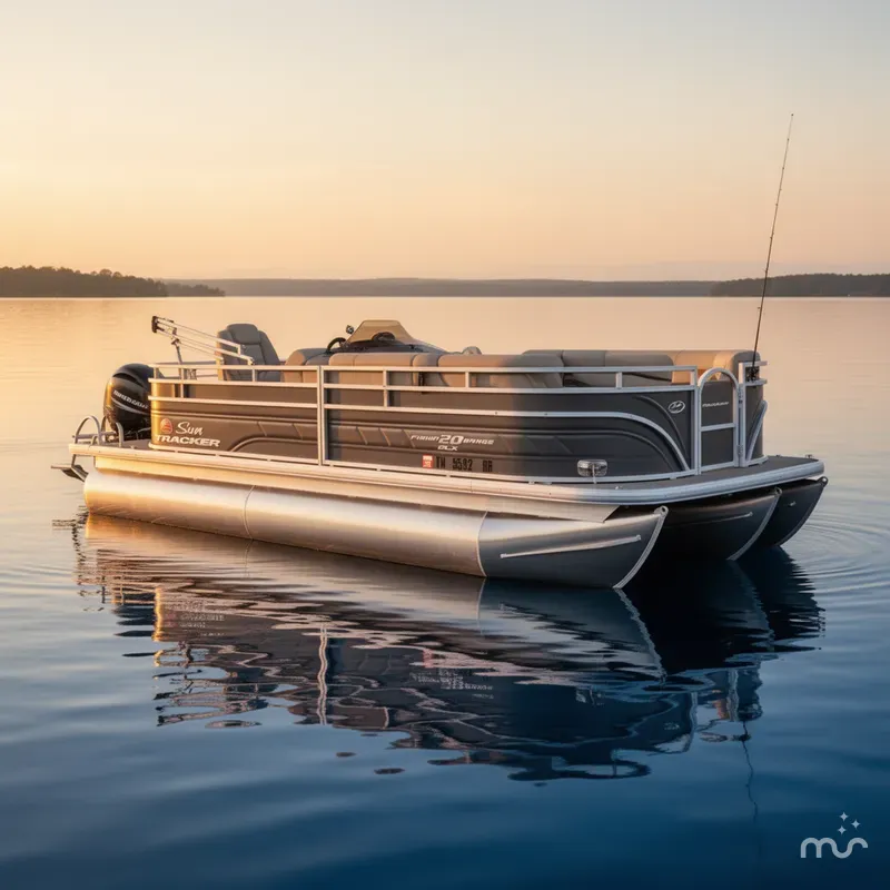 Slide: The Image of Sun Tracker Fishin' Barge 20 DLX 2024 - 0