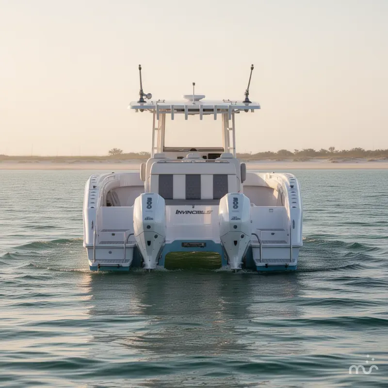 Slide: The Image of Invincible 35 Catamaran 2025 - 2