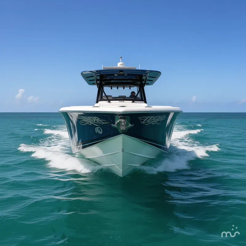 Slide: The Image of Nor-Tech 390 Sport Center Console 2019 - 1