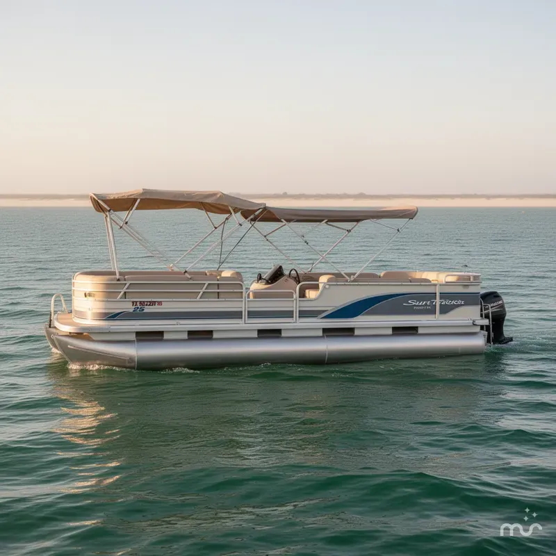Slide: The Image of Sun Tracker PARTY BARGE 25 2001 - 1