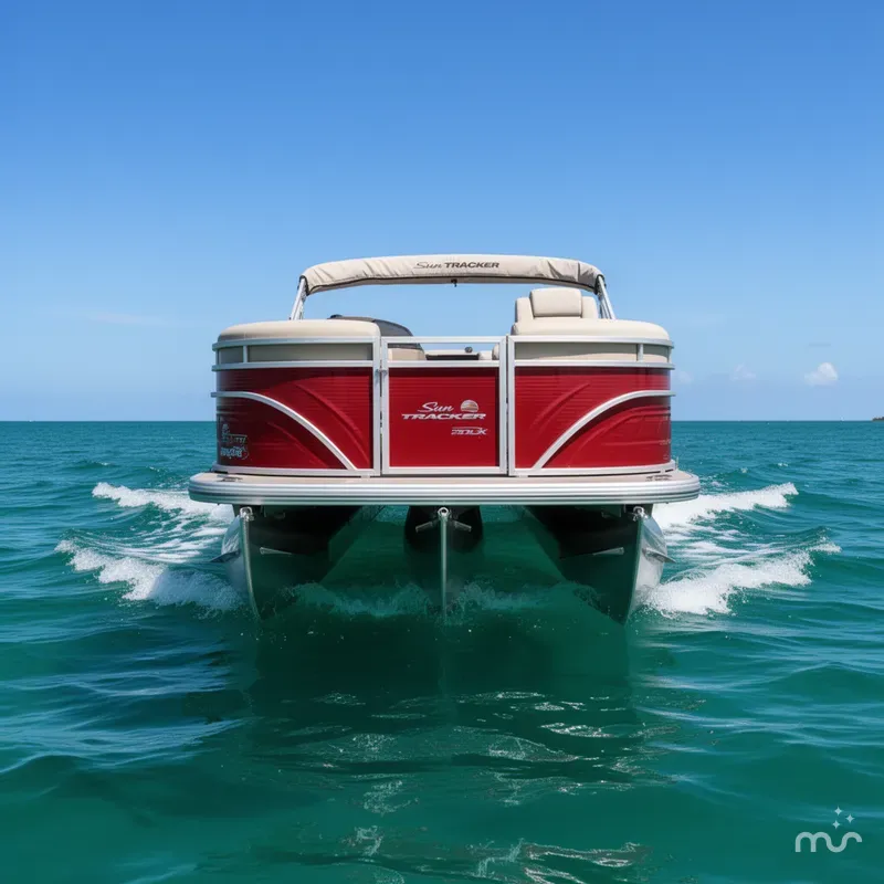 Slide: The Image of Sun Tracker Party Barge 20 DLX 2025 - 2