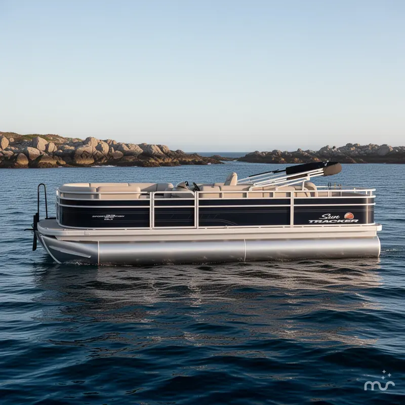 Slide: The Image of Sun Tracker SportFish 22 DLX 2025 - 2