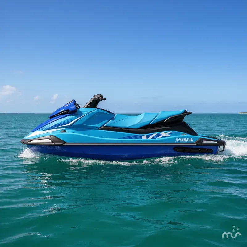 Slide: The Image of Yamaha VX DELUXE W/AUDIO-CYAN/AZURE BLUE 2025 - 1
