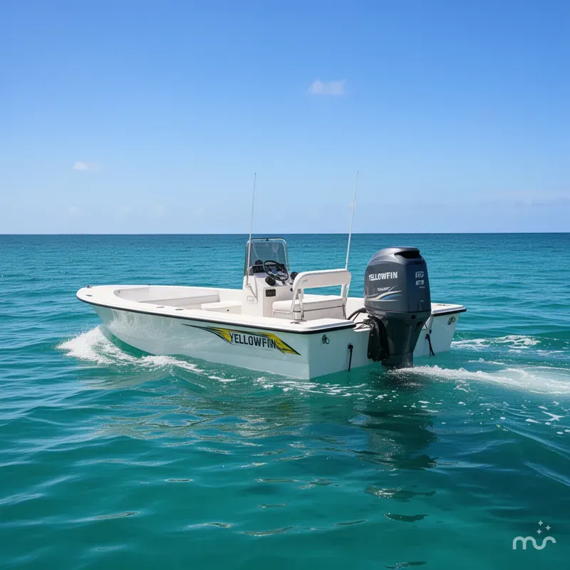 Slide: The Image of Yellowfin 17 Skiff 2019 - 1