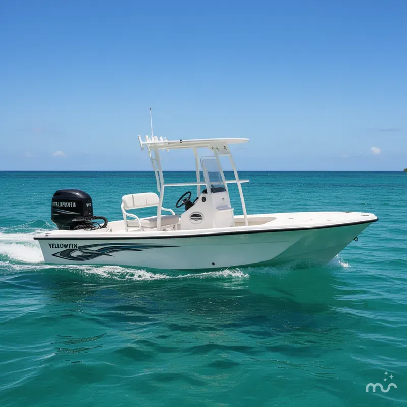 Slide: The Image of Yellowfin 17 Skiff 2019 - 2
