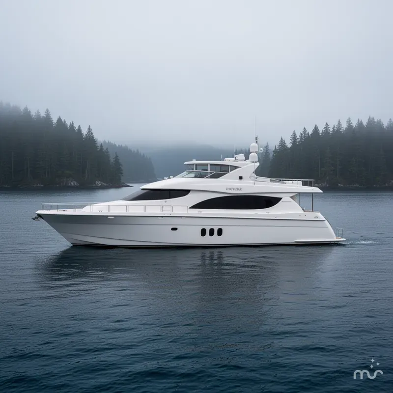 Slide: The Image of Hatteras 80 Motor Yacht 2008 - 2