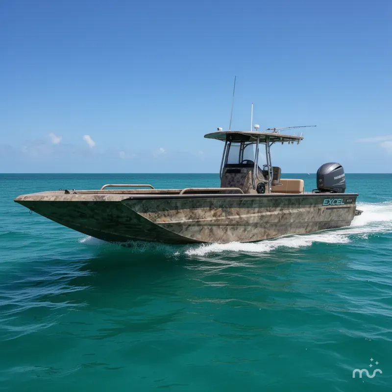 Slide: The Image of Excel 1860SWV4 Shallow Water F4 Console Series 2025 - 0