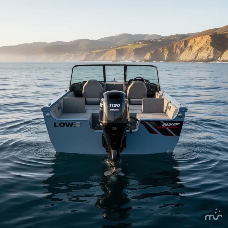 Slide: The Image of Lowe FS 1700 w/ 115HP Mercury 2025 - 2