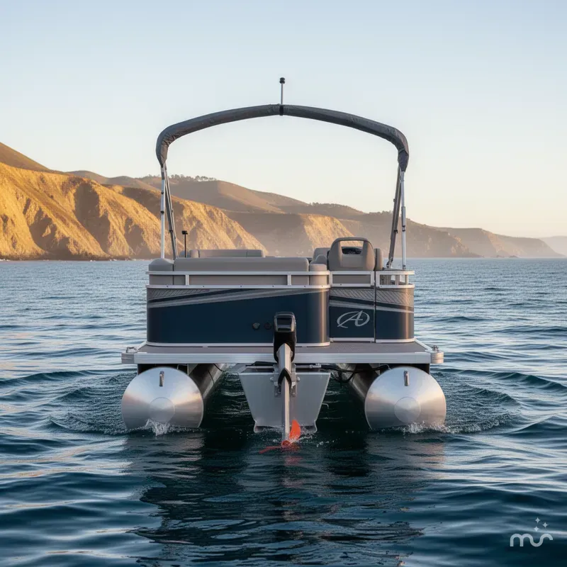 Slide: The Image of Avalon Venture Cruise 16' w/ 6.0 Torqeedo Electric Motor 2022 - 2