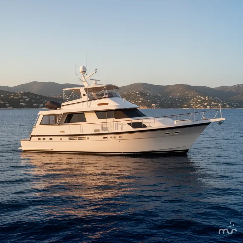 Slide: The Image of Hatteras 67 Cockpit Motor Yacht 1989 - 2
