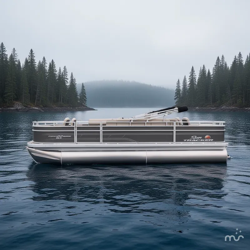 Slide: The Image of Sun Tracker Fishin' Barge 22 DLX 2025 - 2