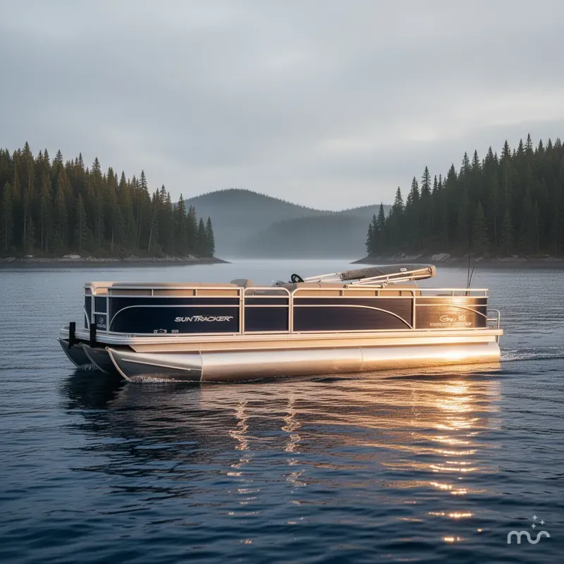 Slide: The Image of Sun Tracker Fishin' Barge 22 DLX 2025 - 4