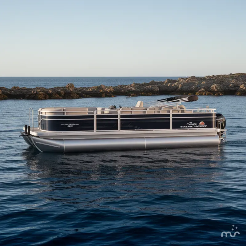 Slide: The Image of Sun Tracker SportFish 22 DLX 2025 - 2