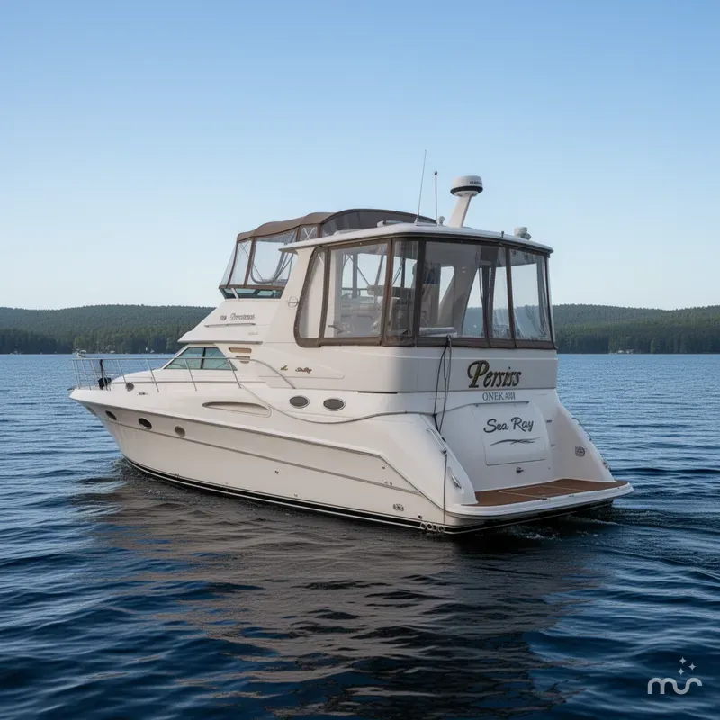 Slide: The Image of Sea Ray 420 Aft Cabin 1998 - 1