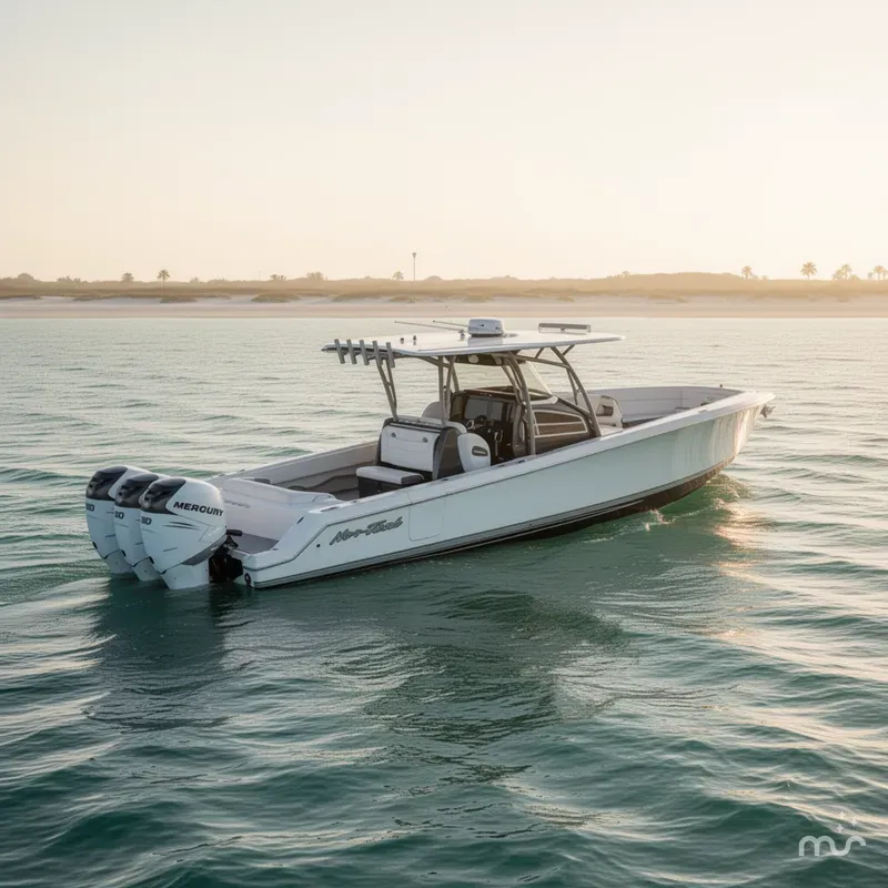 Slide: The Image of Nor-Tech 390 Sport Center Console 2019 - 0