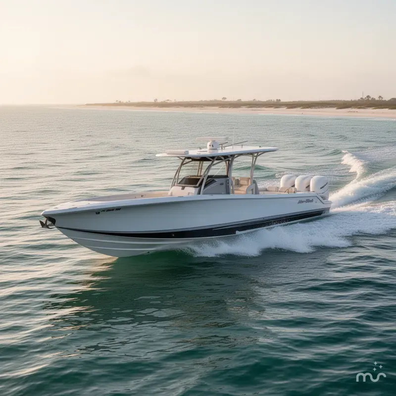 Slide: The Image of Nor-Tech 390 Sport Center Console 2019 - 1