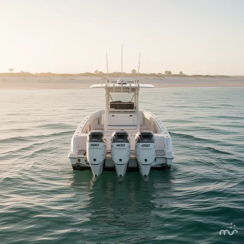 Slide: The Image of Nor-Tech 390 Sport Center Console 2019 - 2
