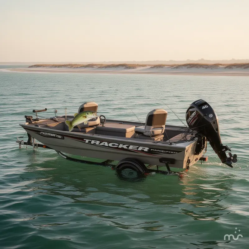 Slide: The Image of Tracker Panfish™ 16 With trailer 2017 - 1
