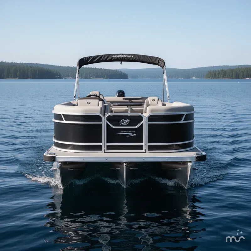 Slide: The Image of Princecraft Vectra 21 RL SS Swingback Pontoon & Mercury 4-Stro 2025 - 1