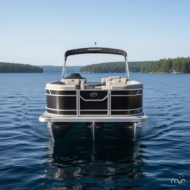 Slide: The Image of Princecraft Vectra 21 Cruise Lounge Pontoon & Mercury 4-Stroke 2025 - 1