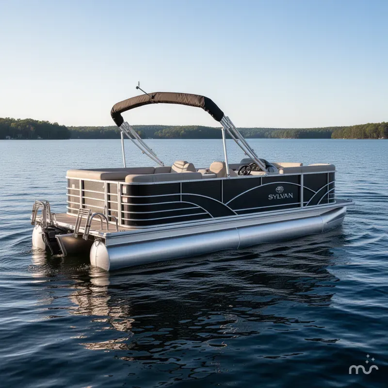 Slide: The Image of Sylvan 820 Cruise Pontoon 2019 - 0
