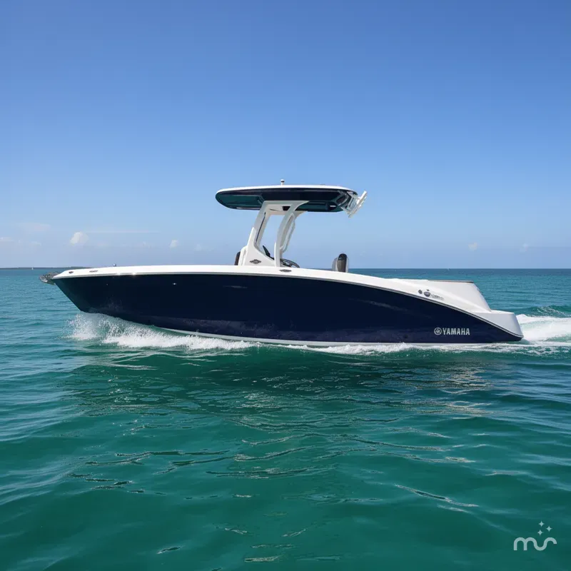Slide: The Image of Yamaha 255 FSH SPORT H-YACHT BLU 2025 - 2