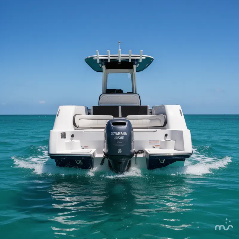 Slide: The Image of Yamaha 255 FSH SPORT H-YACHT BLU 2025 - 3
