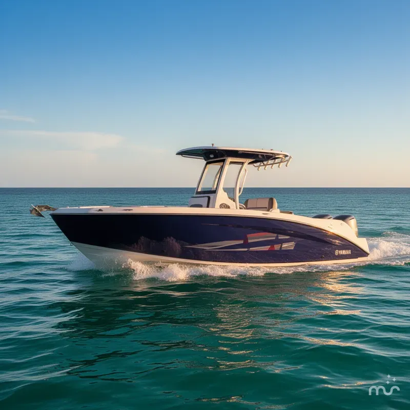 Slide: The Image of Yamaha 255 FSH SPORT H-YACHT BLU 2025 - 4