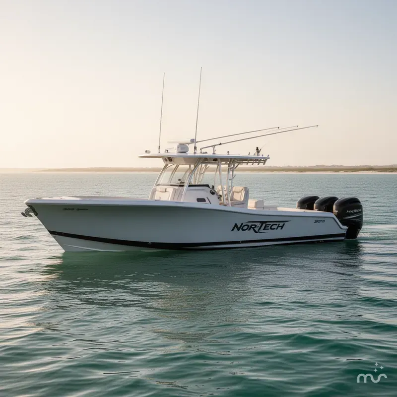 Slide: The Image of Nor-Tech 390 Sport Center Console 2024 - 0