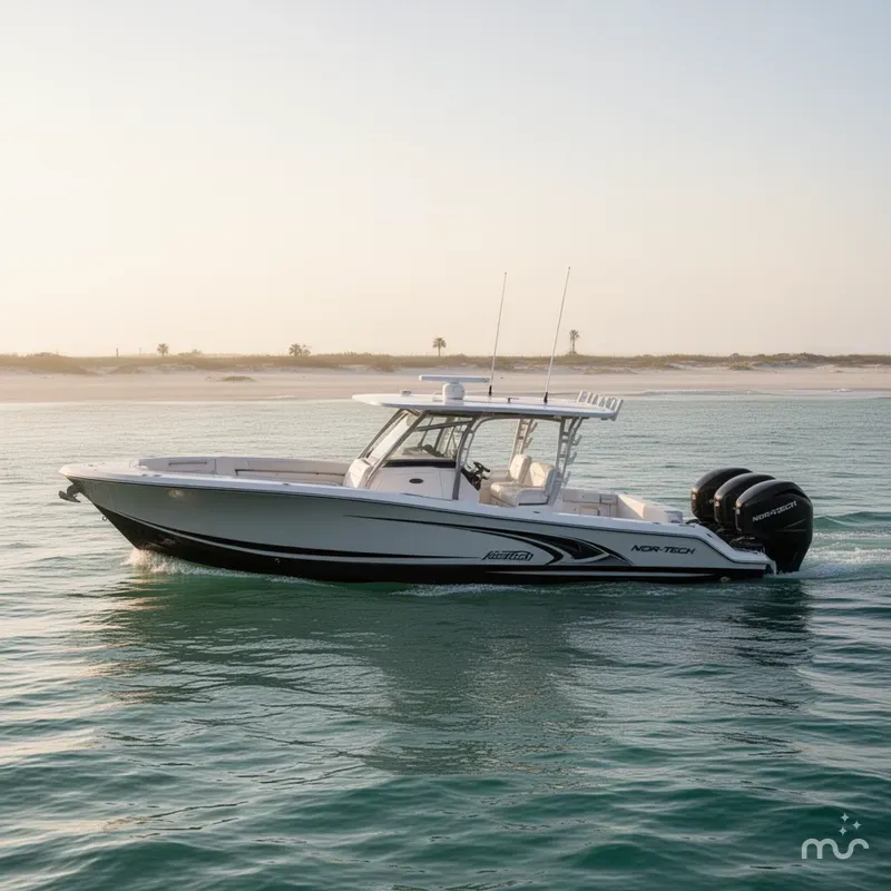 Slide: The Image of Nor-Tech 390 Sport Center Console 2024 - 1