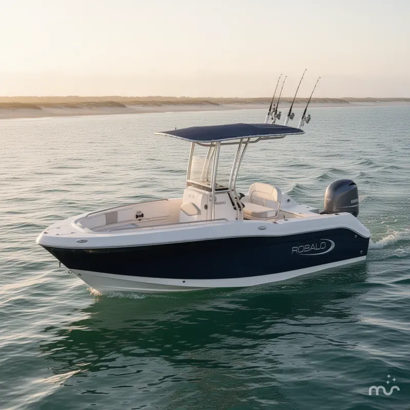 Slide: The Image of Robalo R200 Center Console 2025 - 2