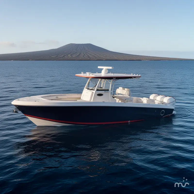 Slide: The Image of Fountain 34 Center Console 2023 - 2