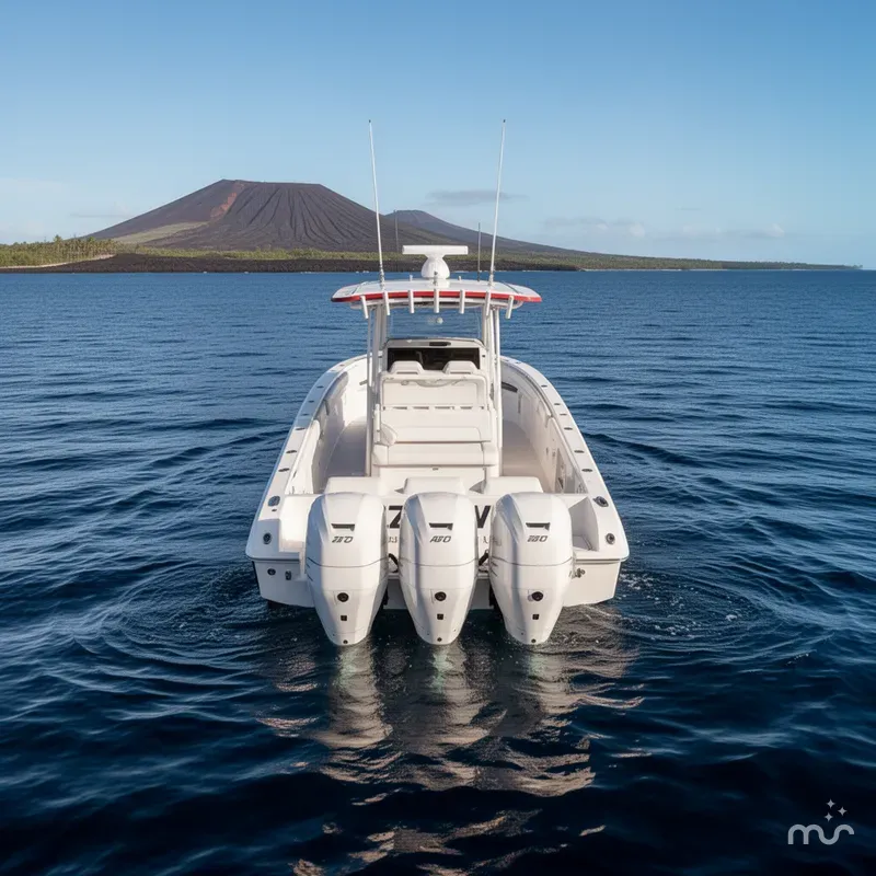 Slide: The Image of Fountain 34 Center Console 2023 - 3