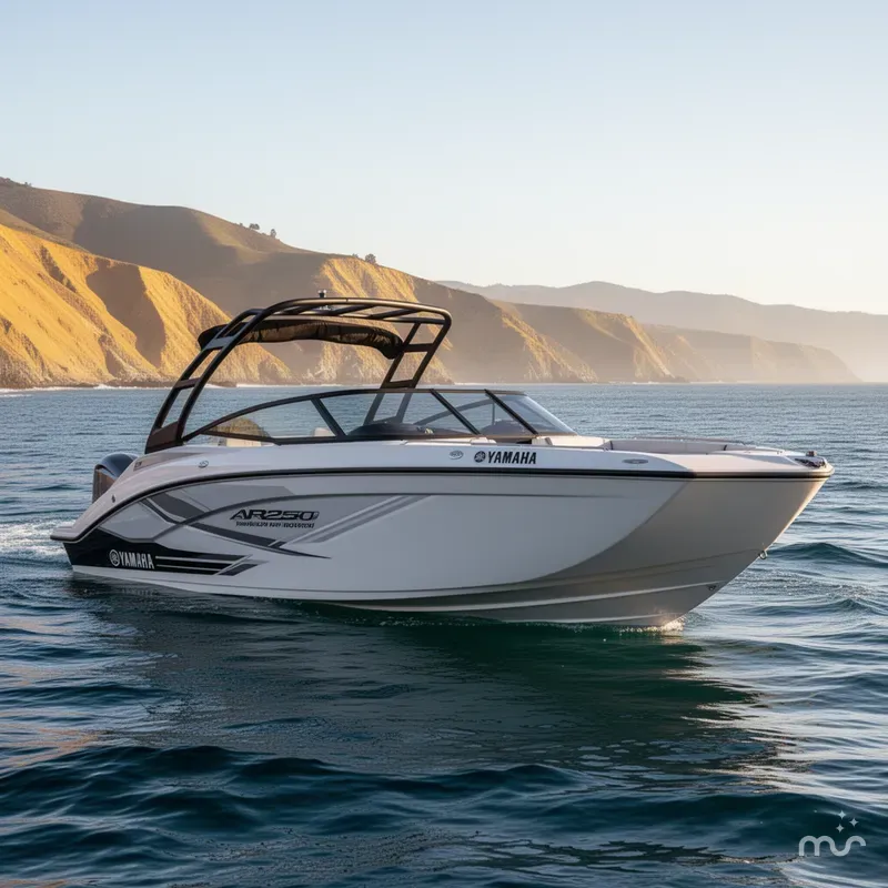 Slide: The Image of Yamaha AR250 w/ Twin 1.8L High output motors! 2025 - 0