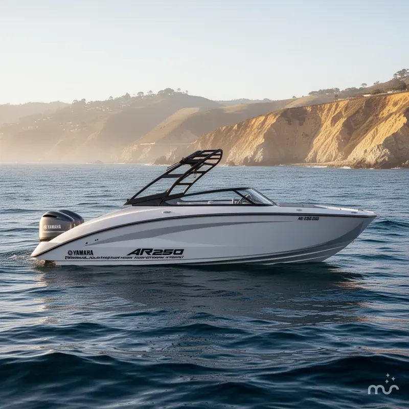 Slide: The Image of Yamaha AR250 w/ Twin 1.8L High output motors! 2025 - 3