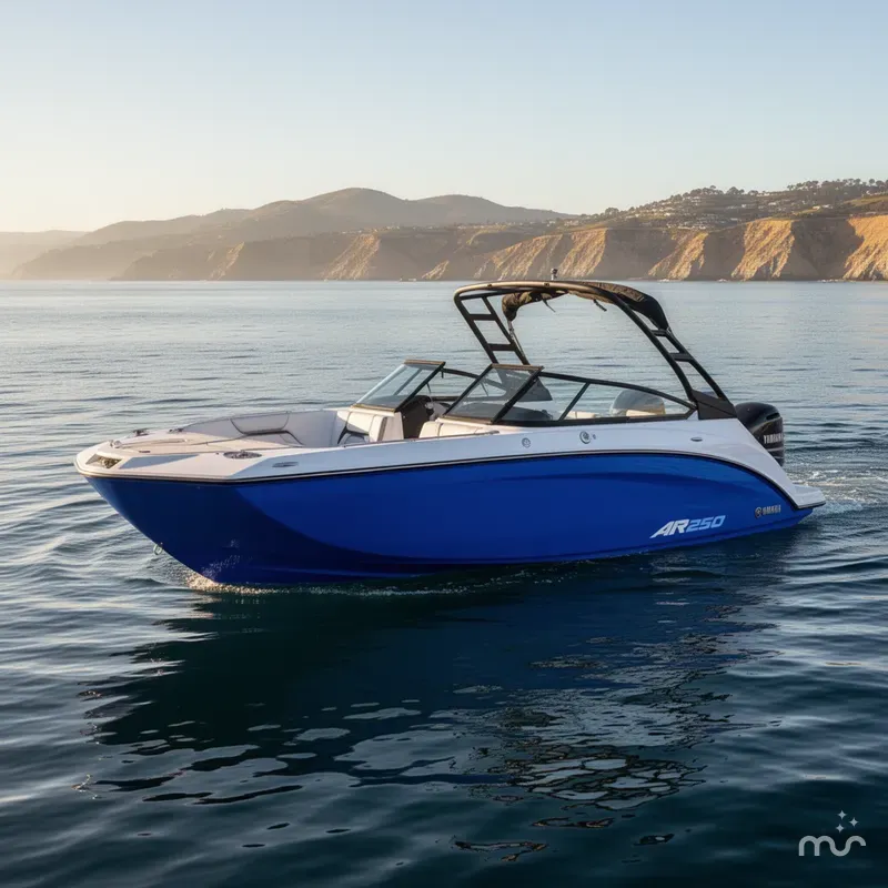 Slide: The Image of Yamaha AR250 w/ Twin 1.8L High output motors! 2025 - 4