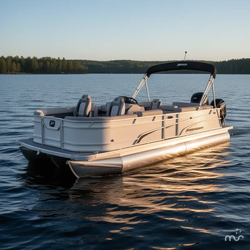 Slide: The Image of Princecraft 21 Sportfisher 2-S Pontoon & Mercury 90HP 4-Stroke 2025 - 1