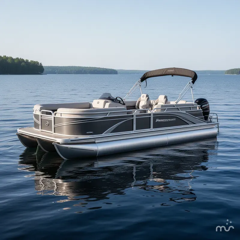 Slide: The Image of Princecraft 21 Sportfisher 2-S Pontoon & Mercury 4-Stroke EFI 2025 - 0