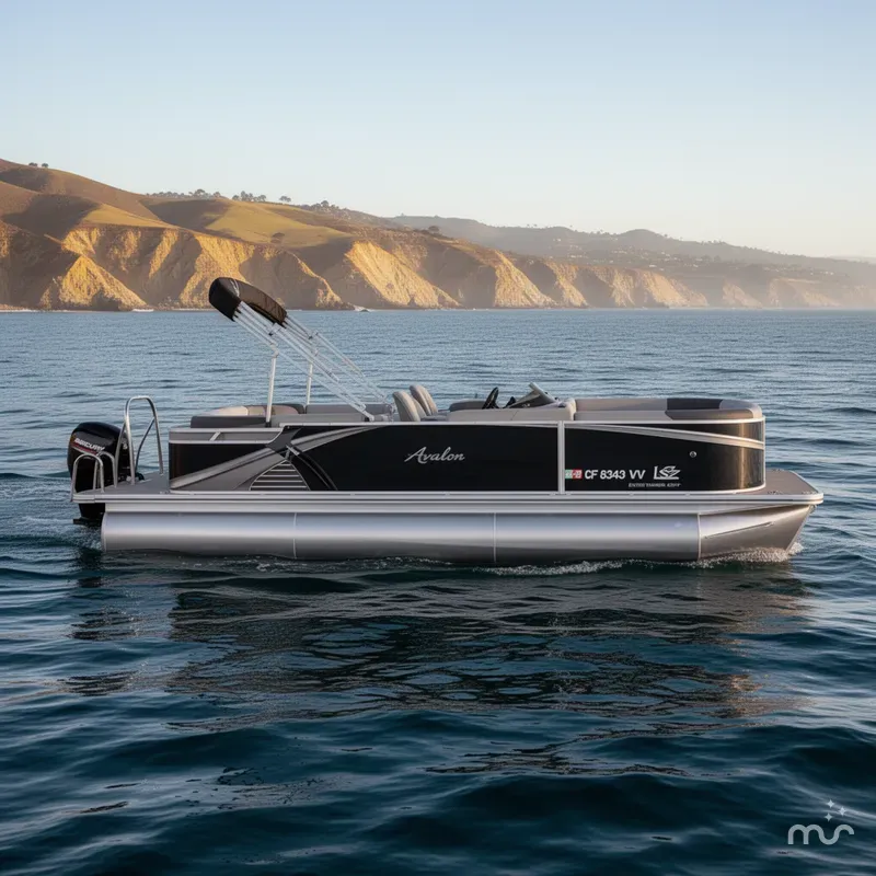 Slide: The Image of Avalon LSZ Entertainer 24' w/ 115HP Mercury! 2022 - 0