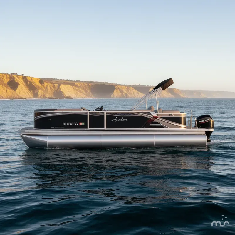 Slide: The Image of Avalon LSZ Entertainer 24' w/ 115HP Mercury! 2022 - 1