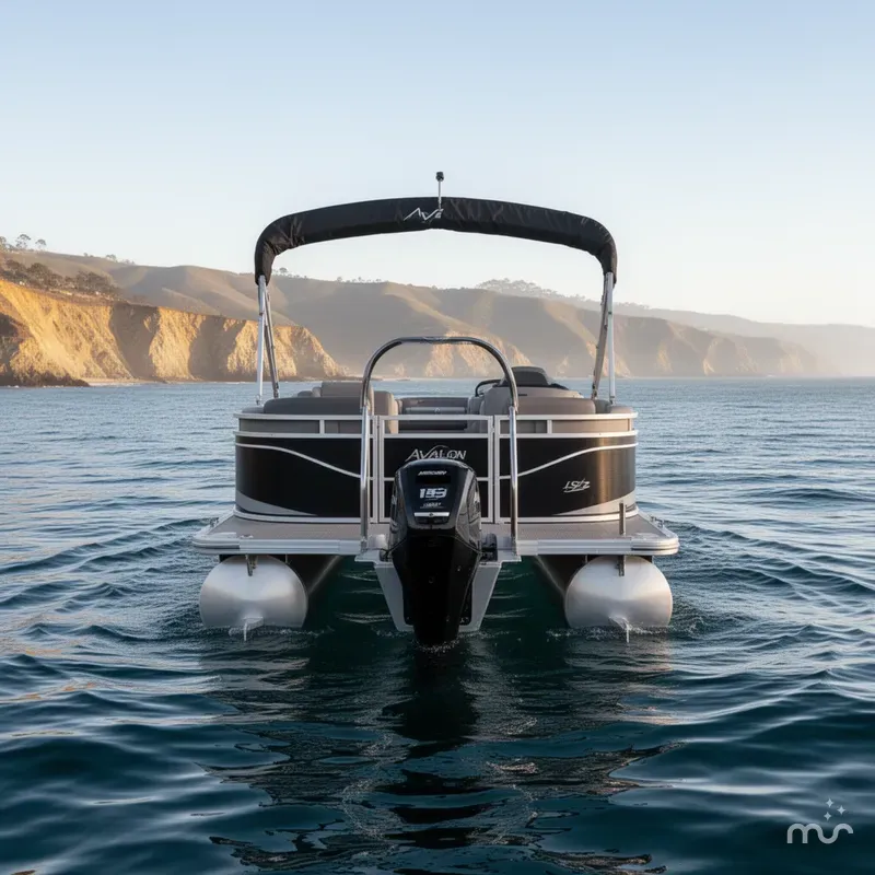 Slide: The Image of Avalon LSZ Entertainer 24' w/ 115HP Mercury! 2022 - 2