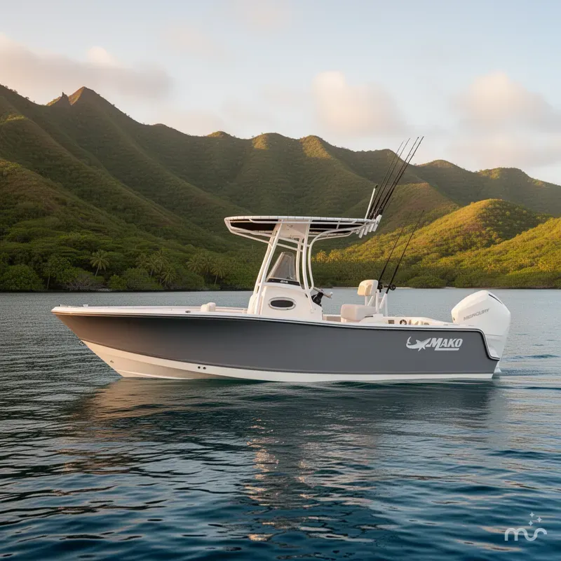 Slide: The Image of Mako 214 Center Console 2025 - 2