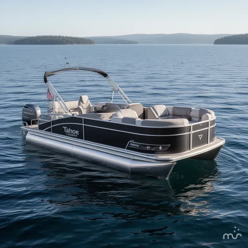 Slide: The Image of Tahoe Cascade 2385 Cruise Rear Bench (CRB) & Honda 4-Str 2025 - 1
