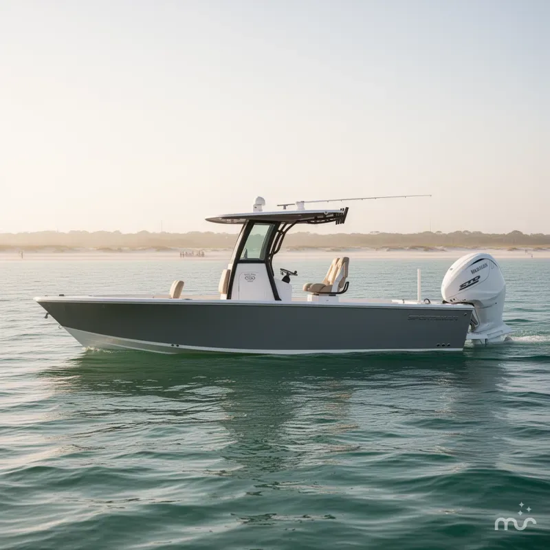 Slide: The Image of Sportsman Masters 267 Bay Boat 2025 - 1