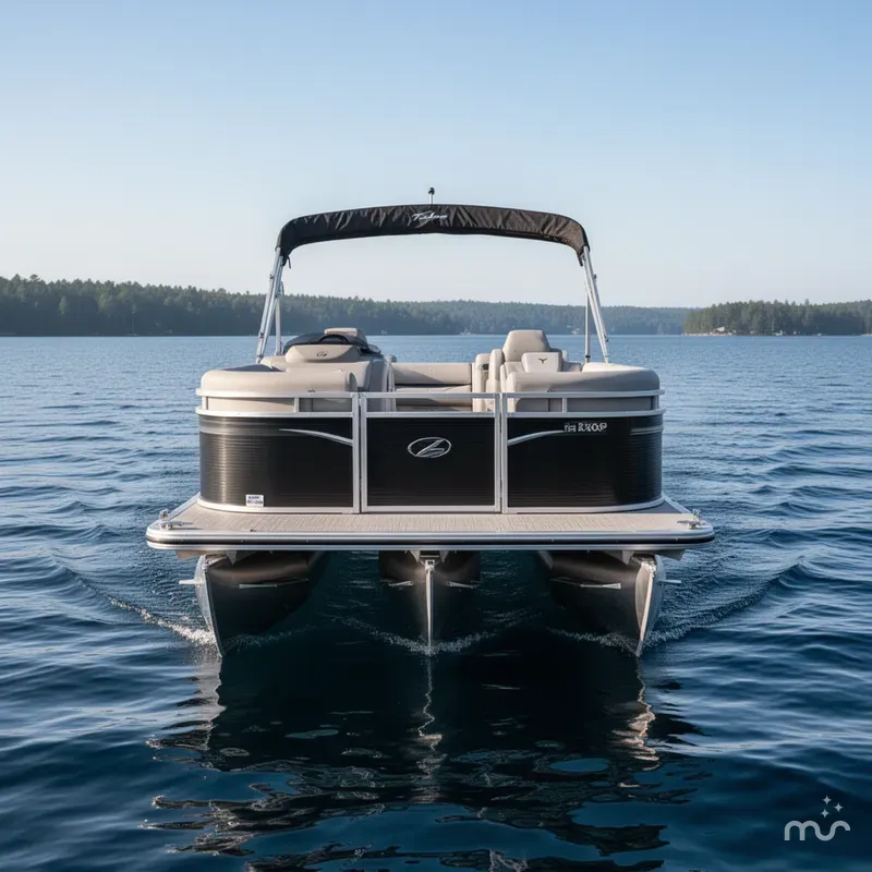 Slide: The Image of Tahoe LTZ 2385 Quad Lounge Tritoon & Honda 4-Stroke EFI 2025 - 1